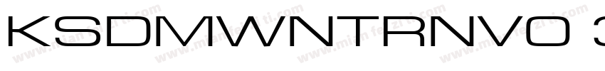 KSDMWNTRNV0 36 130字体转换